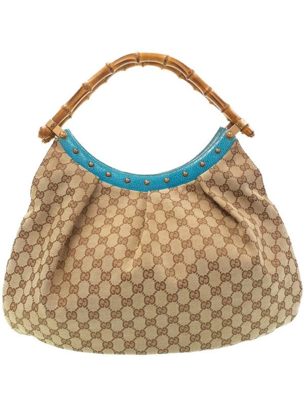 Sac à main Gucci Gg toile bambou 124293 fourre tout r5_0408