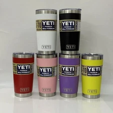 NEW YETI Rambler Tumbler 20 oz With Magslider Lid Us shipping