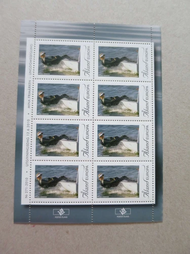 ALAND (Finland) 2010 PAINTING facial 16 euro /dm114