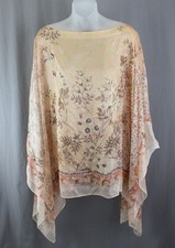 ETRO Womens Peach Pink Multi Floral Print 100...