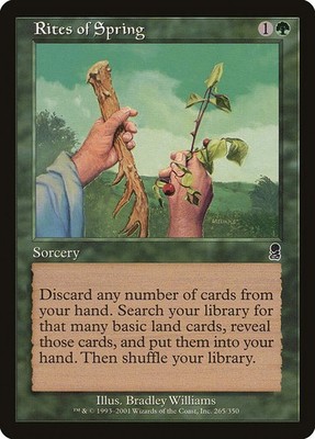 [MTG] Rites of Spring (265) (ODY) HP-DMG