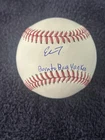 ELMER RODRIGUEZ-CRUZ SIGNED AUTOGRAPHED BORN TO BE A YANKEE OML BASEBALL JSA