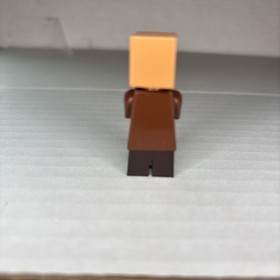 Lego Villager 21128 21138 Reddish Brown Top Minecraft Minifigure
