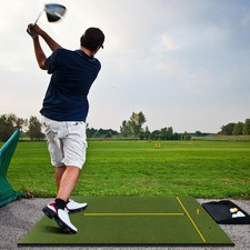 Hitting Mat Standard Real Feel Golf Practice Mat Artificial Turf Mat 5X4 FT Golf