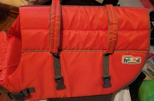 Outward Hound Granby Splash Dog Life Jacket, XL orange for swimming