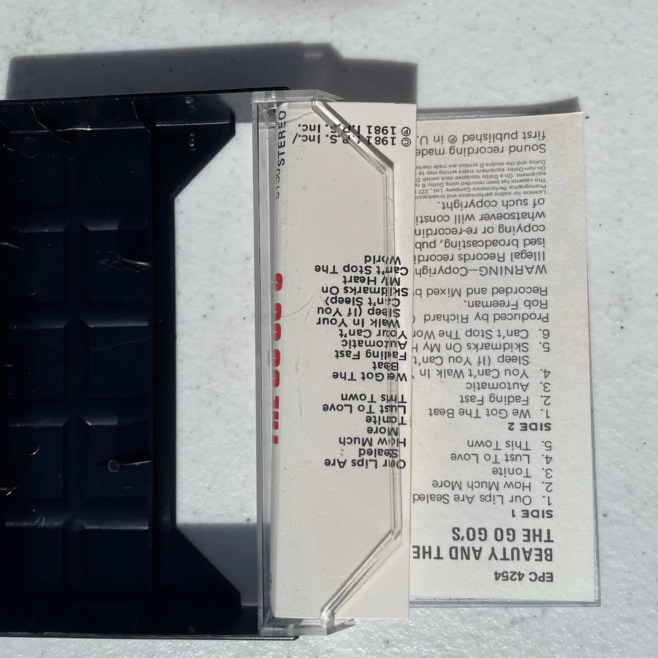 Tape Cassette The Go Go’s Beauty and the Beat 1981 - Image 4 of 4