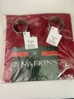 Set Of 2 Napkins with 2 Napkin Rings — photo 1