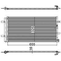 Mahle Klimakondensator KlimakÜHler MIT Trockner Passend FüR Audi A6 A7 Porsche