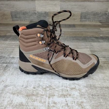 Mammut Sapuen High GTX Womens Shoes Sz 10 Dark Sand Black Waterproof Hiking Boot