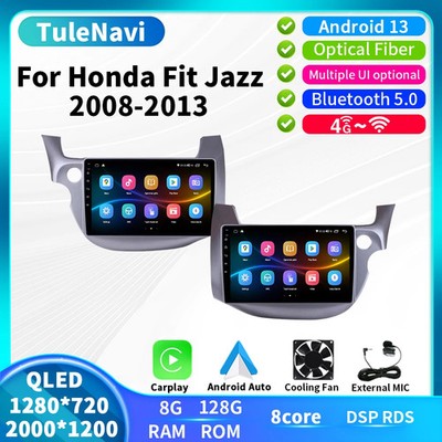 For Honda Fit Jazz 2008-2013 Android CarPlay Car Stereo Radio Multimedia GPS 4G