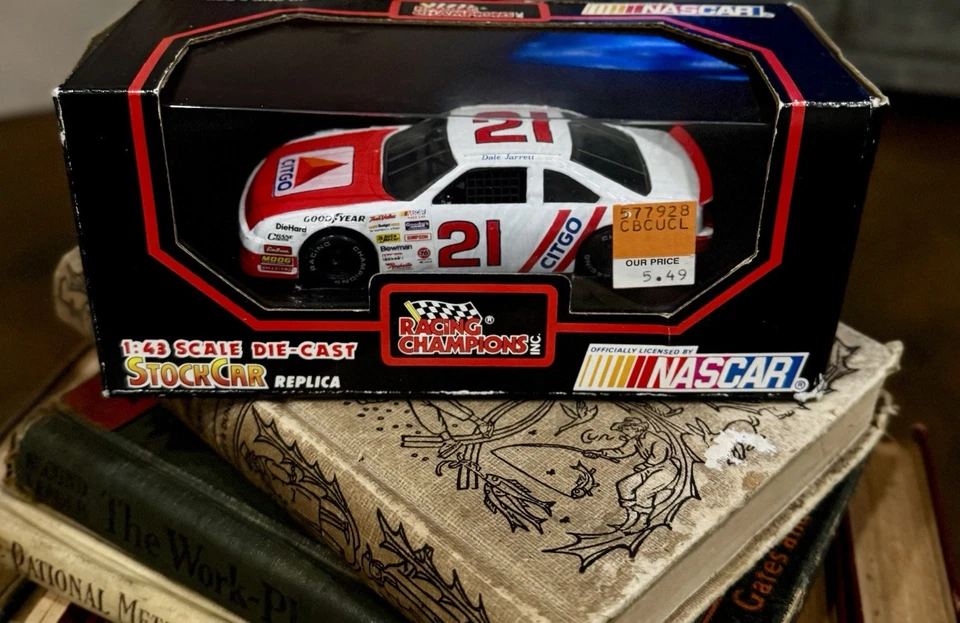 Racing Champions 1991, NASCAR #21, Dale Jarrett, 1:43, CITGO Stock Car, nuevo en caja Foto 4 de 4