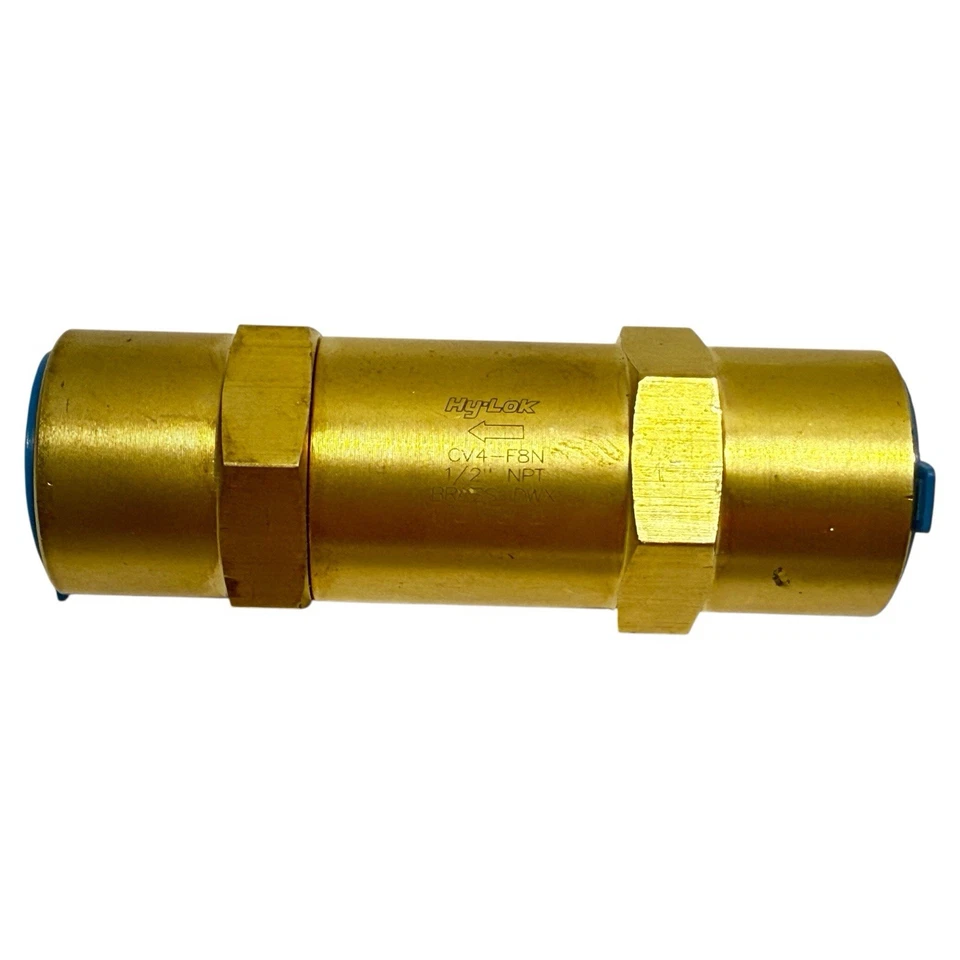 HY-LOK  CV4-F8N  1/2" NPT BRASS DWX  1/3 PSI EP ,CHECK VALVES, SERIES 700 - Image 2 of 4