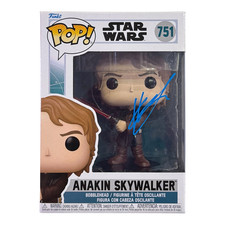 Hayden Christensen Signed Anakin Skywalker Funko Pop Star Wars 751 Autograph BAS
