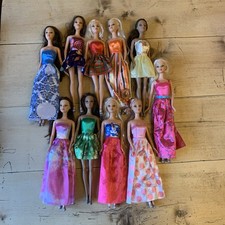 Fashion Girl Doll Bundle Dolls 30cm Colourful Dresses Multiracial Set x 10 