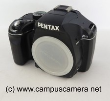 Pentax K-X SR 12.4MP D-SLR Body Only Black / Sold as Parts AS-IS
