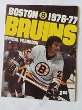 Yearbook Boston Bruins (NHL), 1976-77. With Brad Park and Rick Middleton.