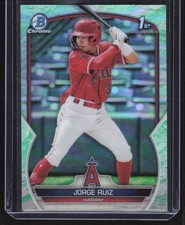 2023 Bowman Chrome Jorge Ruiz 1st Bowman Green  Refractor #BCP-123 Angels