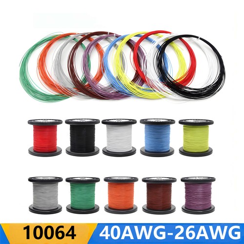 Fine Core Cable UL10064 Wire Silver Plated Copper 40AWG-28AWG Electronic Single Fine ...