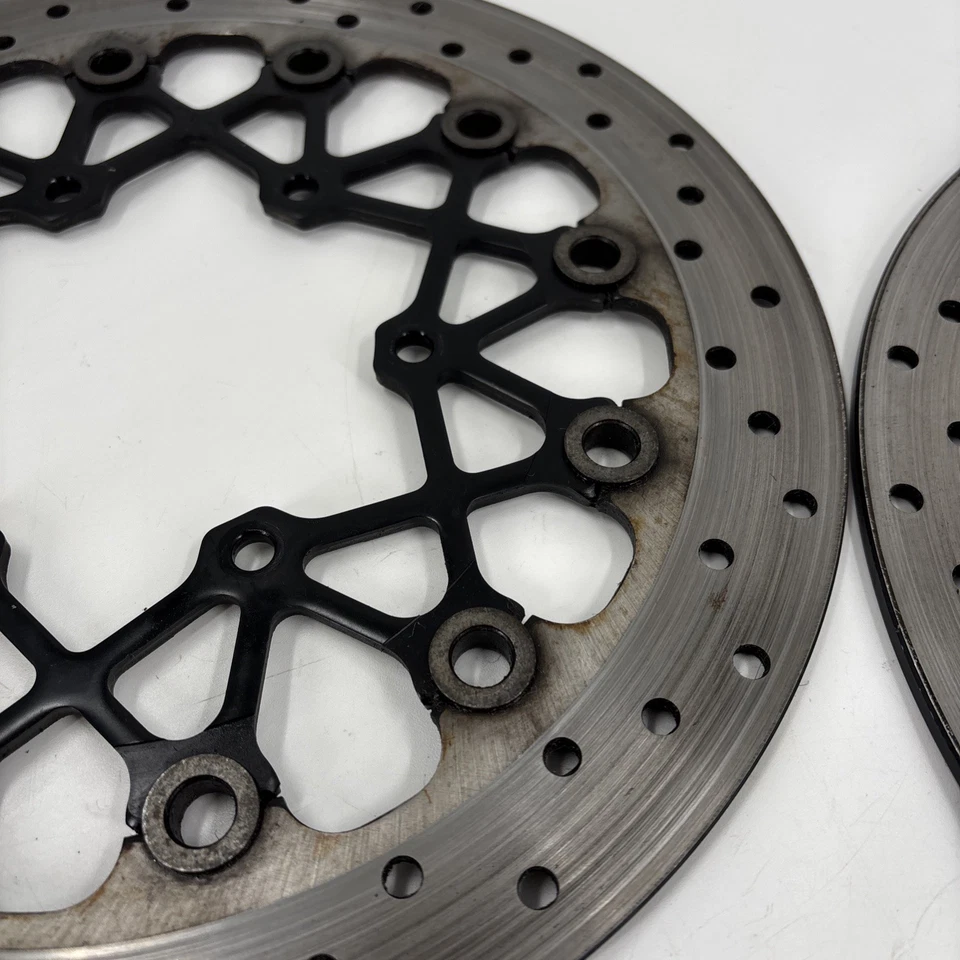 Suzuki GSXR 600 & 750 2008- 2017 L1 - L9 Front Brake Discs Pair 4.9mm Vgc #D25 - Image 3 of 4