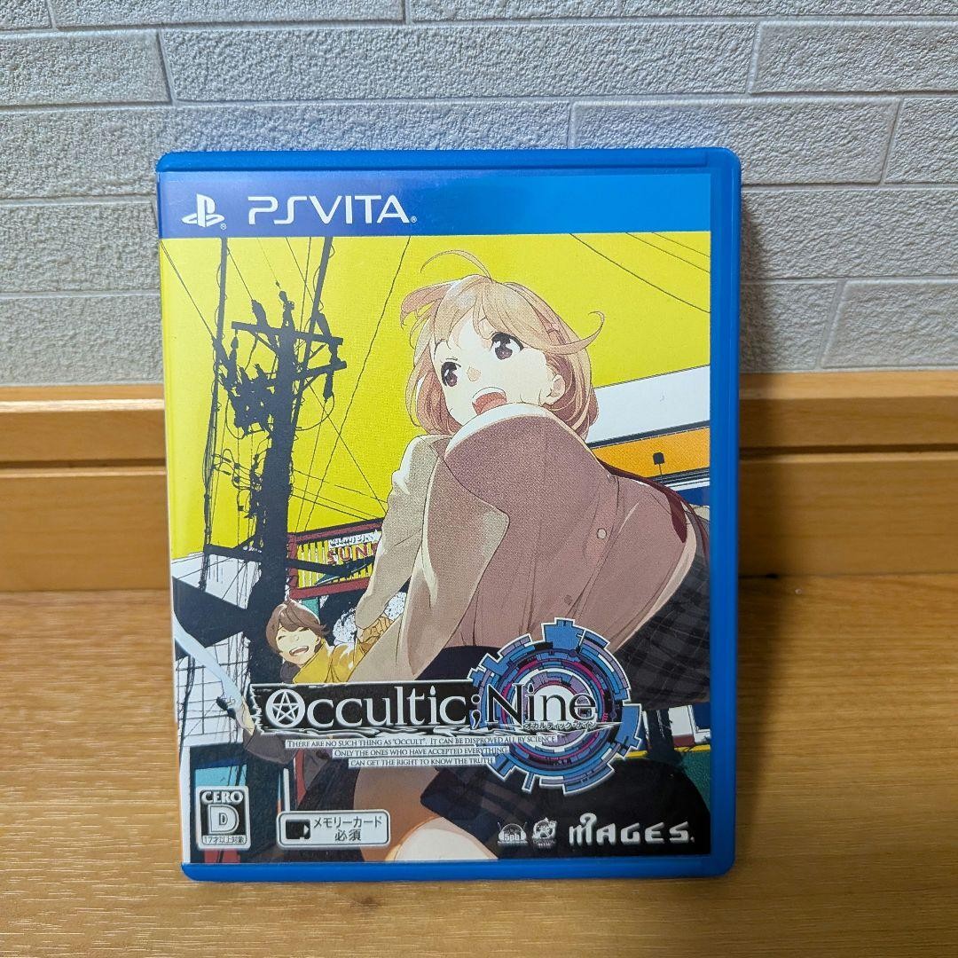 OCCULTIC; NINE PSV PlayStaion Vita Sony Used Tested Japanese ver with Case