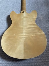 Washburn HB35N 335 Hollowbody Electric Guitar Natural Highly Figured / Flame Top