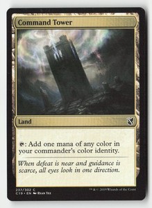 Command Tower 237/302 Commander 2019 Common Land MTG