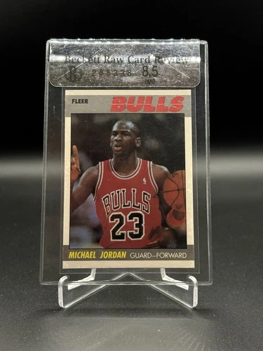 1987 Fleer Michael Jordan #59 Beckett Raw Card Review Bgs 8.5 Chicago Bulls