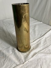 Antique Trench Art Brass Ammunition casing Vase, H 26cm - 0017
