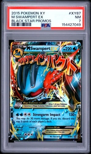 Pokemon M Swampert EX Black Star Promos XY87 PSA 7