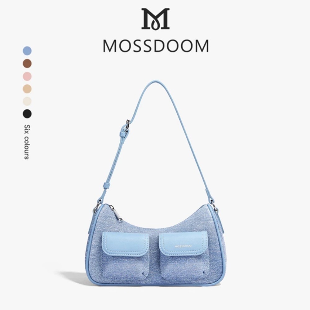 MOSSDOOM Liora Bag For Women PU leather Shoulder Simple Korean