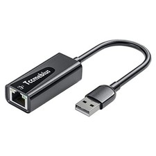 USB Ethernet Adapter, USB 2.0 to 10/100 Ethernet LAN Network Wired Adapter for