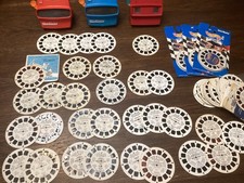 VIEWMASTER PICTURES Lot 80 REELS Disney, Micheal Jakson, E. T.