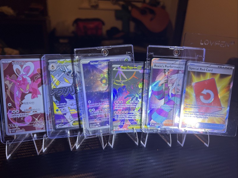 6 Card Pokémon Bundle TCG Cards Holo Rare Double Rare and More Mint