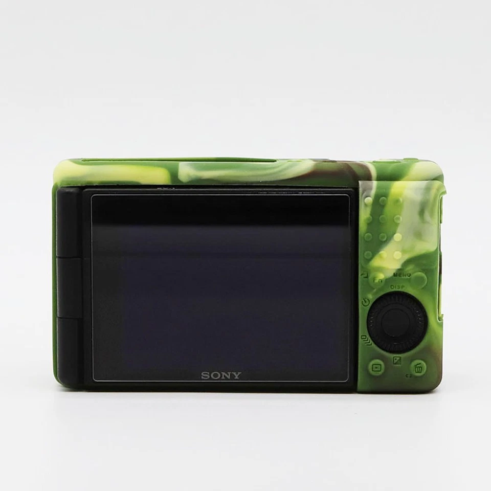 Funda protectora de silicona de goma suave para cámara SONY ZV1 ZV-1 Foto 4 de 4