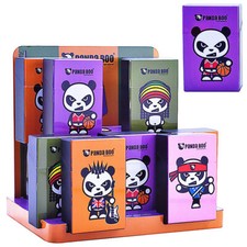 12 x Zigarettenbox PANDA BOO Kunststoff für 20 Zigaretten Etui Box Dose Champ