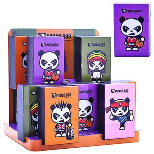 12 x Zigarettenbox PANDA BOO Kunststoff für 20 Zigaretten Etui Box Dose Champ