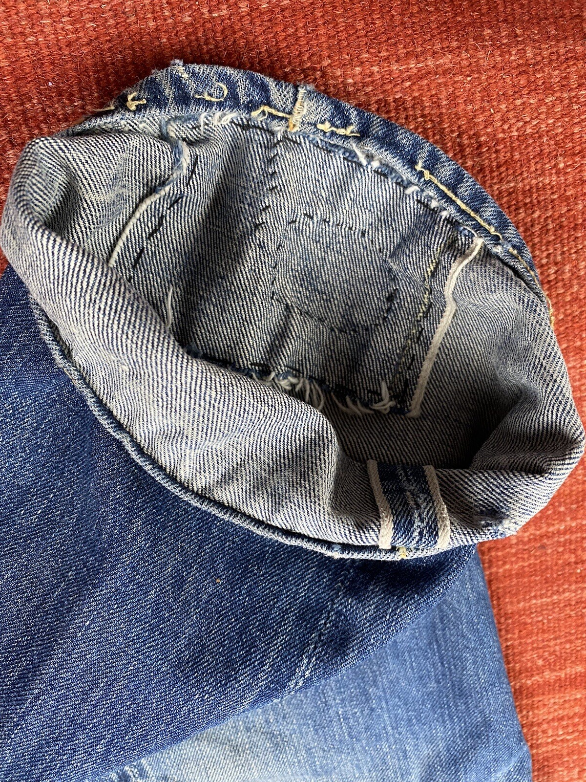 VTG 40s 50s Levis Big E Hidden Rivet Selvedge 501xx D… - Gem