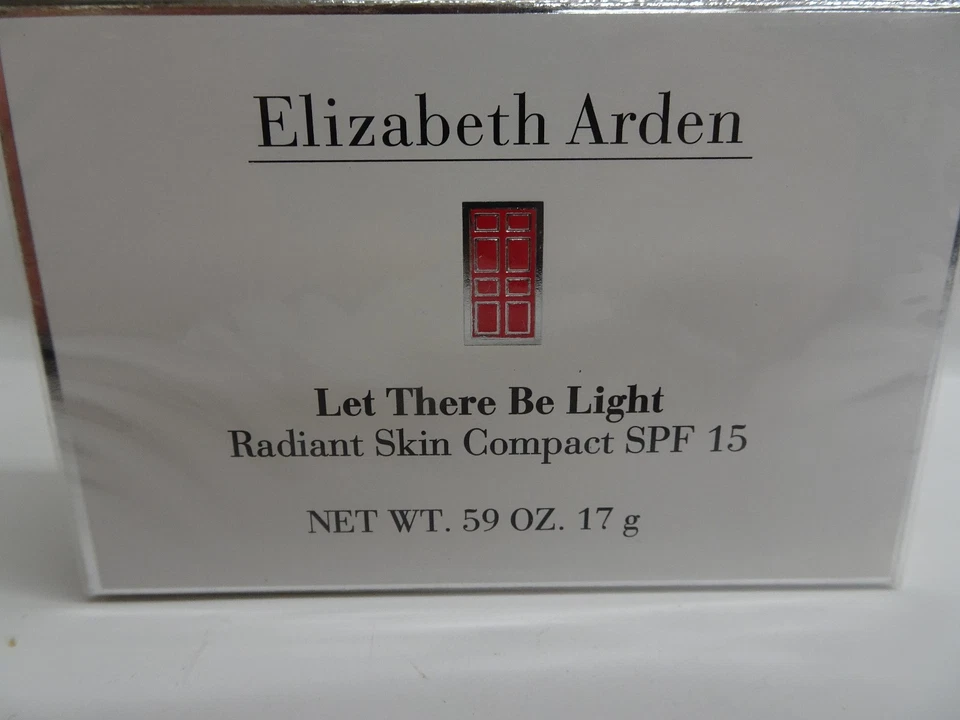 ELIZABETH ARDEN LET THERE BE LIGHT RADIANT SKIN COMPACTO - TAMAÑO COMPLETO - NUEVO EN CAJA Foto 2 de 3