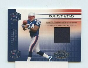 Details about BEN WATSON 2004 Playoff Honors Rookie Gems Jersey Relic #D /750