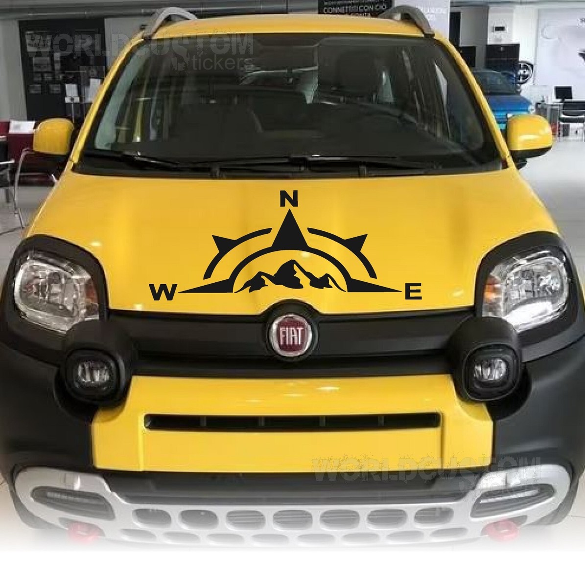 Adesivo PVC Panda Arrabbiato 55 Cm – Sticker Per Auto, Moto, Casco, Laptop