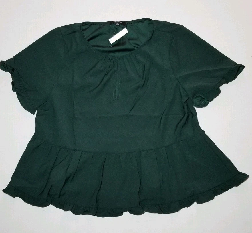 Madewell stanza hotsell ruffle hem top