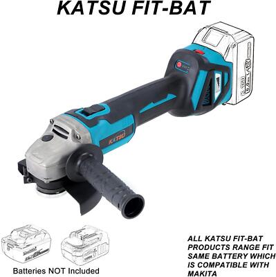 Cordless Angle Grinder Variable Speed 125mm Professional Fits