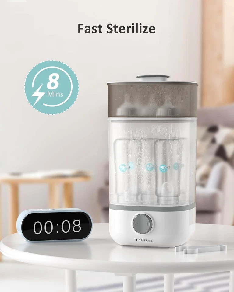 Esterilizador de biberones,y secadora de biberones desinfectante eléctrico vapor Foto 4 de 4