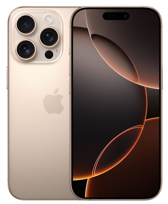 Apple iPhone 16 Pro 128 GB gold Smartphone Handy Ohne Vertrag Mobile iOS