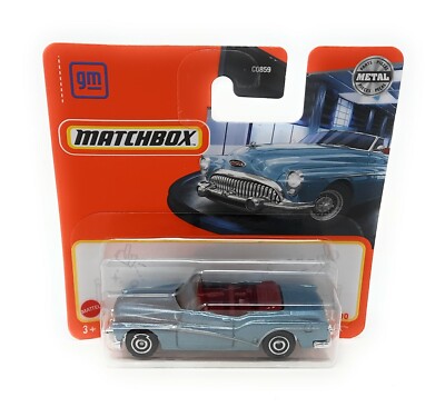 Matchbox No 15 Buick Skylark blue International Short Card MBX Superfast 2021