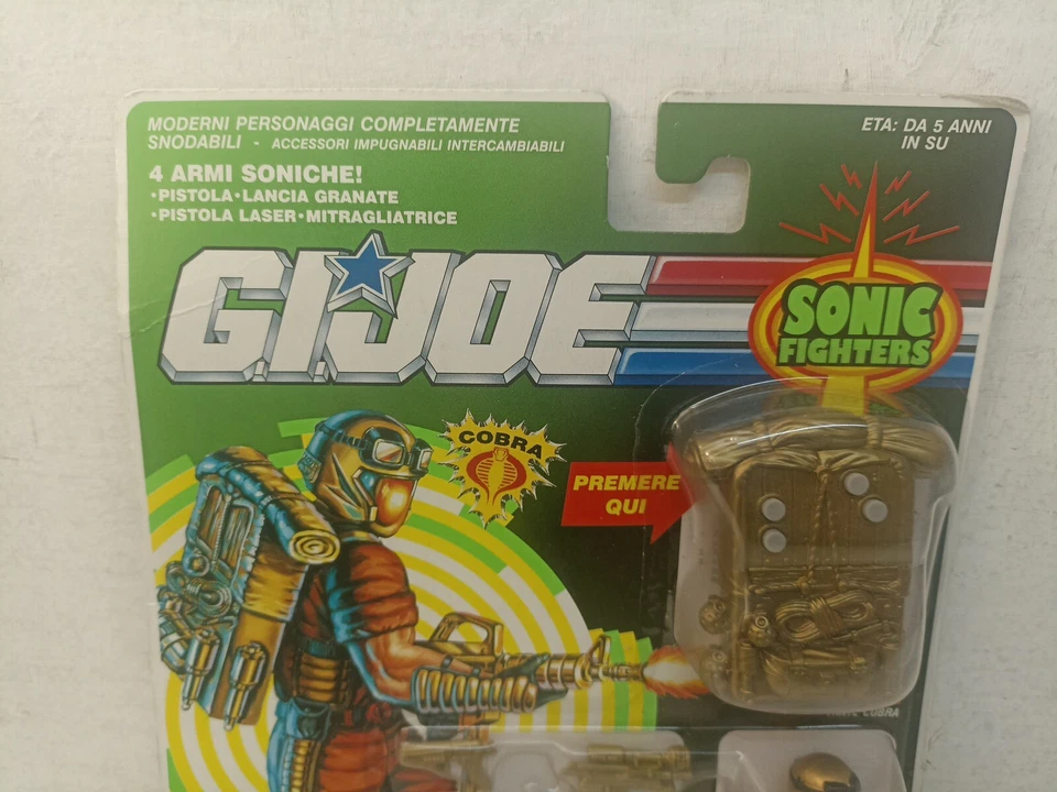 Gi Joe Viper 1991 Cobra Sonic Fighters MOC Hasbro ACTION FIGURE SIGILLATO-ZR-N3 - Immagine 4 di 4