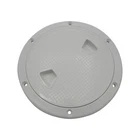 Boat Deck Round Inspection Hatch 6" (Access Panel Cover Water Tight White)