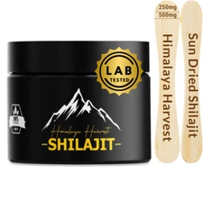 Pure Himalayan Organic Shilajit Resin for Men | Women 85+ Trace Minerals | 