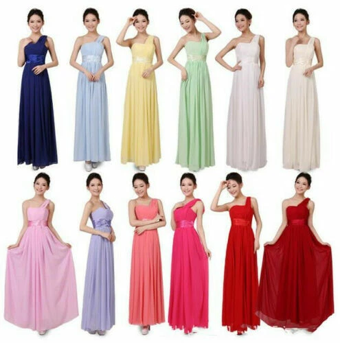 One Shoulder A-Line Sleeveless Dresses for Women