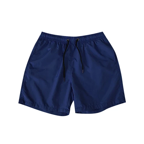 Herren Freizeit Lose Shorts Taschen Kordelzug Einfarbig Strand Basic Shorts - Bild 51 von 64
